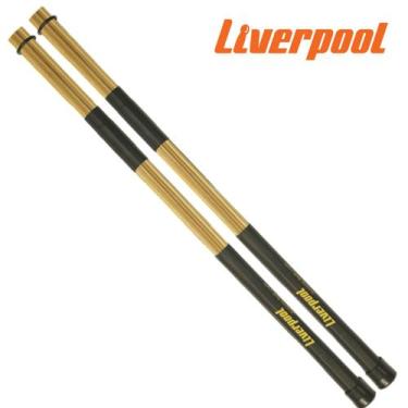 Imagem de Baqueta Liverpool Acoustick Rods Light Cor Natural 156