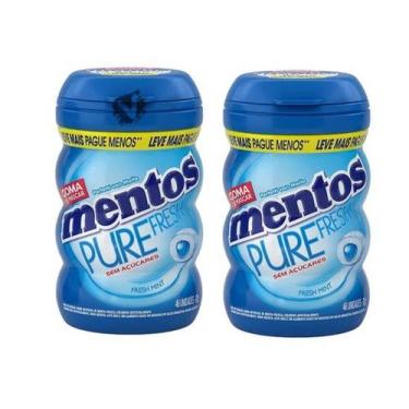 Imagem de Kit 2 Goma de Mascar Mentos Pure Fresh Mint BIG Mint 92g Perfetti