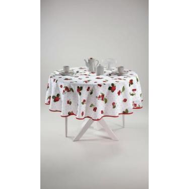 Imagem de Toalha de Mesa Redonda 1,60m Estampa Frutas - Congratulations Store