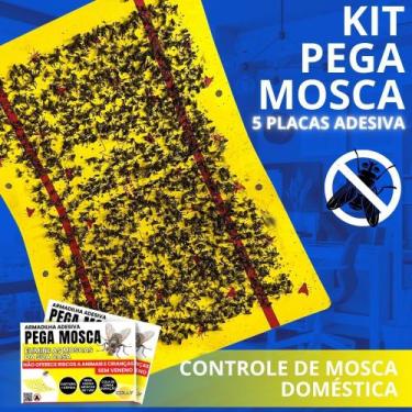 Imagem de Armadilha Pega Mosca Adesiva Colly  Isca Para Moscas e Mosquitos  Cola