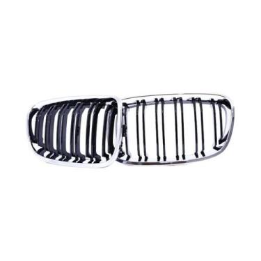Imagem de Grelha De Performance Com Moldura Prateada Para BMW Série 1 F20 F21 Pr