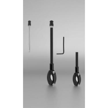Imagem de Antena Corta Pipa Retrátil Aço Inox Guidão - Congratulations Store