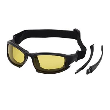 Imagem de YIJU Óculos Esportivos Profissionais óculos de óculos Unissex à Vento para Caminhada Equipamento de Futebol, Amarelo