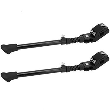Imagem de Suporte de bicicleta, suporte ajustável para bicicleta, acessórios de equitação High Elastic Spring 2 PCS Alloy Alumínio Mountain bike Kickstand, 20 "por 16"