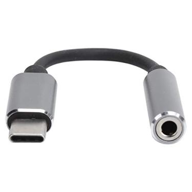 Imagem de Cabo adaptador de fone de ouvido, cabo de áudio estável 48 bits 192 KHz para fone de ouvido