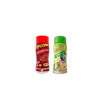 Imagem de Temperos P/ Pipoca Popcorn Cx 12 Frascos. 6 Calabresa - 6 Pimenta e Limão