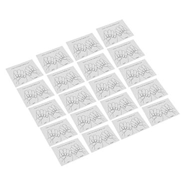 Imagem de Cartão de exibição de design de unhas, ferramenta de foto Arte de unhas mostrando cartão de papel rígido Suprimentos de bricolage práticos para salões