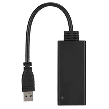 Imagem de ASHATA Adaptador de tela USB para HDMI Conversor de vídeo 4K Ultra HD, Adaptador conversor de USB 3.0 para HDMI 1080P HD, Adaptador USB para HDMI para 7/8/10 (preto)