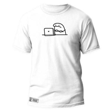 Imagem de Camiseta Flork Meme Engraçado Gola Redonda Programador Por Amor - Nord