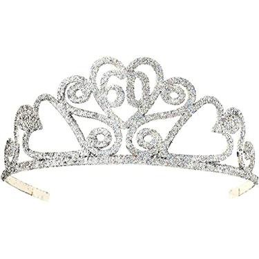 Imagem de Rubies Tiara com glitter cintilante Forum, aniversário de 60 anos, Aniversário de 60 anos, tamanho nico