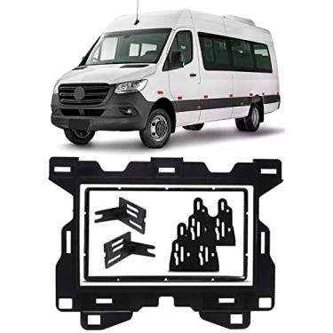 Imagem de Moldura de Painel 2 Din 7" Polegadas Mercedes Benz Sprinter 2020 Em Diante