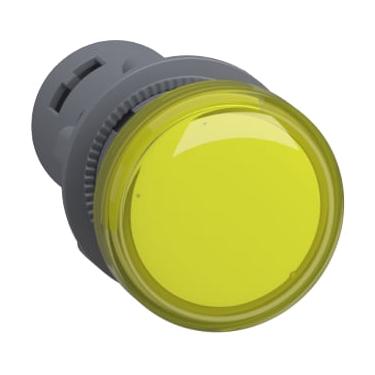 Imagem de Botão Sinalizador Amarelo 22MM 220VCC XA2EVMD8LC - Schneider Schneider