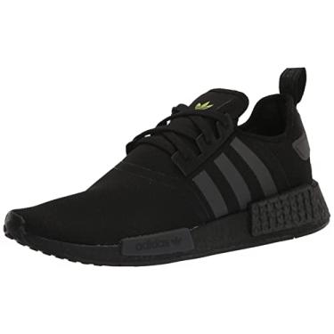 Imagem de adidas Originals Tênis masculino NMD_r1, Preto/cinza/amarelo solar, 5