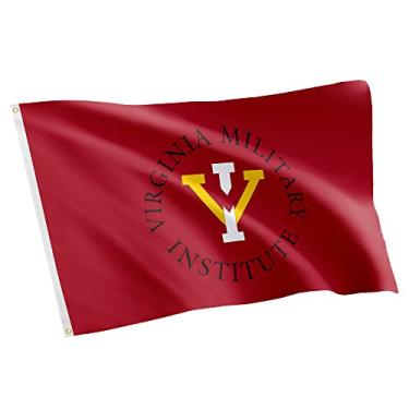 Imagem de Desert Cactus Virginia Military Institute VMI Keydets NCAA 100% Poliéster Interno Externo 3 pés x 5 pés Bandeira