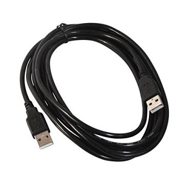 Imagem de Cabo USB 2.0 preto para macho A para macho A de alta velocidade Your Cable Store, 10 Ft