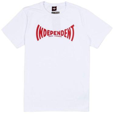 Imagem de Camiseta Independent Span Logo Branco-Unissex