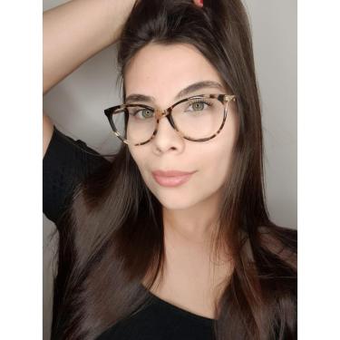 Imagem de Armação Óculos de Grau Feminina Retangular Ramona-Feminino