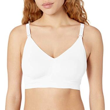 Imagem de Playtex Sutiã feminino para amamentação sem costura e cobertura total US4956, Branco, XG