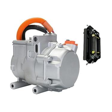 Imagem de Compressor de ar condicionado elétrico Gouku-DC 12 V 18 CC compressor de CA serve para caminhão, trailer, trailer, a maioria dos veículos, unidade de bateria, rarrefecimento rápido