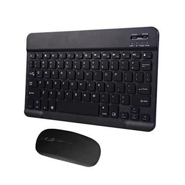 Imagem de Combinação de teclado e mouse sem fio para tablet Bateria recarregável de design ultrafino para smartphone tablet compatível com Sistema de suporte de computador MASOS iOS Windows
