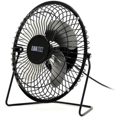 Imagem de Mini Ventilador USB LuaTek em metal 4 Pás para PC e Notebook G 906