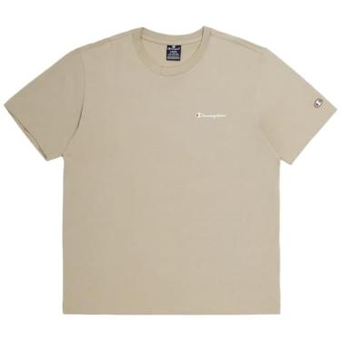 Imagem de Champion Camiseta masculina, Powerblend, macia, gráfica, camiseta mais confortável para homens, (Coleção 2024) Camurça macia, P
