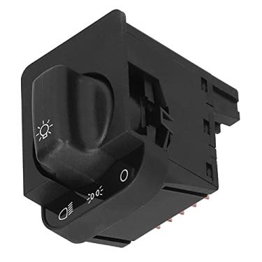 Imagem de Interruptor do Farol Controle do Farol 1241319 Substituição para Controle de Luz Conveniente Apto para Astra F van Corsa B Tigra Preto