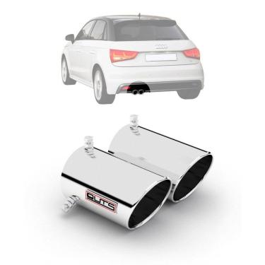 Imagem de Ponteira Esportiva Para Escapamento Ponta Dupla Audi A1
