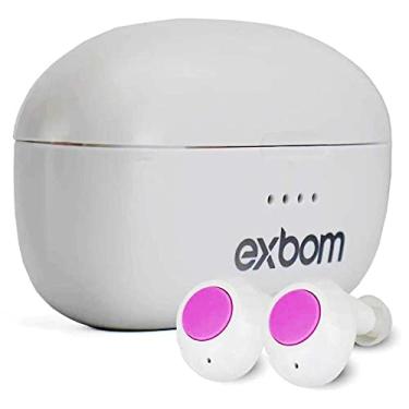 Imagem de Fone de Ouvido Bluetooth Earbuds Estéreo TWS Estojo de Carregamento BTWS-S30 Exbom Preto e Vermelho