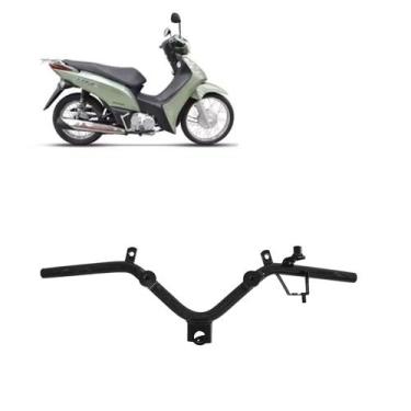 Imagem de Guidão Biz 125+ 2004 2005 2006 2007 2008 Original Com Furo - MA Motos