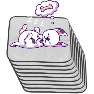 Imagem de 9 Tapetinhos Macios para Dormir Pet Antipulgas 200 Lavagens 70x50 Trad