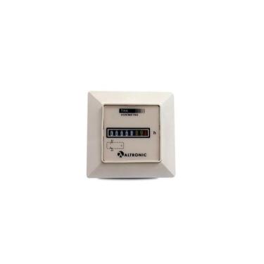 Imagem de Horimetro Eletromecanico Tha 220V Analogico Altronic, BRANCO