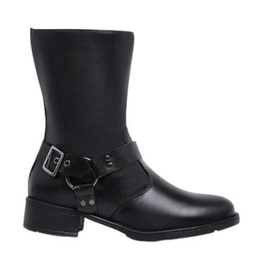 Imagem de Bota Feminina Montaria Couro forrada tecido espumado 187 - TERRADOSCAL