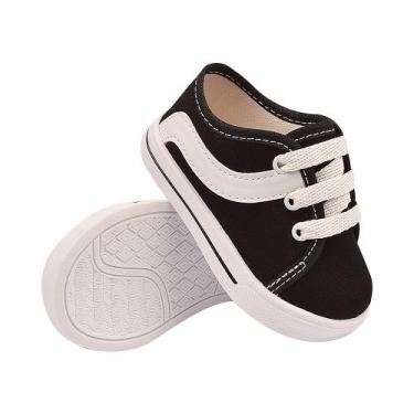 Imagem de Sapatinho Tênis Bebe B2A KIDS infantil Social Baby TSB60, Preto, 19