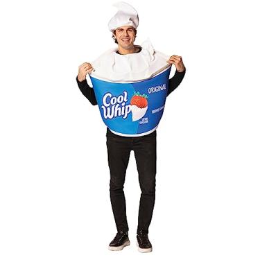 Imagem de Rasta Imposta Fantasia de chicote legal Kraft, comida chantilly, masculina, feminina, fantasia, cosplay, Halloween, adulto, tamanho único, Azul, Tamanho Único