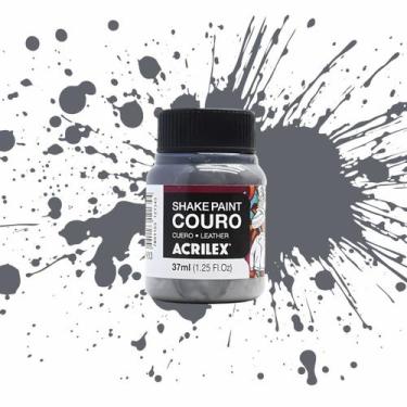 Imagem de Tinta p/ couro shake paint 37ml acrilex escolha a cor, 933 CINZA
