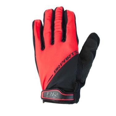 Imagem de Luva br parts core solid vermelho/preto, G
