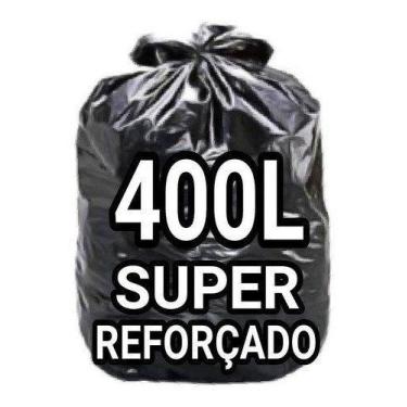 Imagem de Sacos De Lixo 400 Litros Super Reforçado 100Un - HIGIPACK