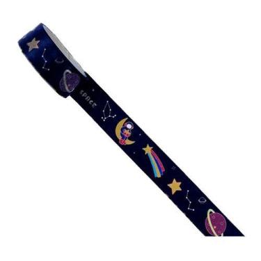 Imagem de Washi Tape Glow Brilha no Escuro BRW - 1-Un., ASTRONAUTA E ESTRELAS