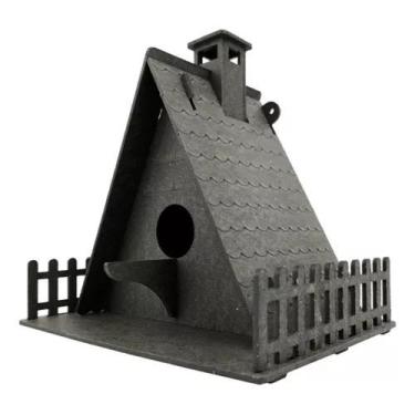Imagem de Casinha Chalé Ninho De Passarinhos Livres Aves Jardim - tectitan