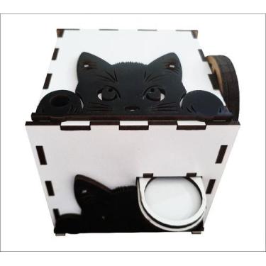 Imagem de Cofre Gatinho, Cofre Gato, Porta Moedas, Cofrinho, Cofre - Ecolaser