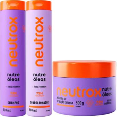 Imagem de Shampoo e Condicionador Neutrox Nutre Óleos + Máscara de Nutrição Intensa 300g