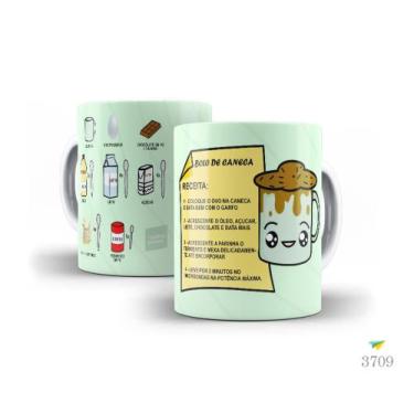 Imagem de Caneca de receita, Bolo de cocada - Modelo S