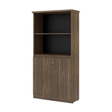 Imagem de Estante Escritório Bélgica Marrom - Mais de Casa