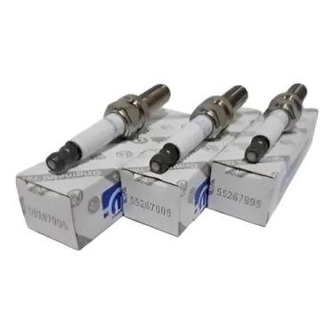 Imagem de Jogo De Vela De Ignição Motor 3 Cilindros Fiat Uno Mobi Argo 55267995