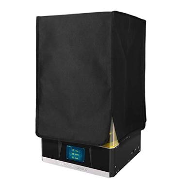 Imagem de BCZAMD Resin Printer Enclosure Elite Blackout Cover 8.9 inch for Universal Printer UV Protection from Sunlight Dust Dirt Spill PVC Laminated Polyester Storage Sleeve 12x12x18 inch for ELEGO Photo Mon X LCD
