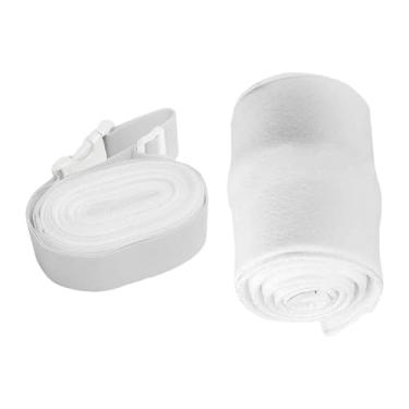 Imagem de Ioensy Conector de ponte de cama, cinto extensor de colchão, kit conversor ajustável de solteiro para king com alça para hóspedes em estadias no quarto, Fivela Pp Branca