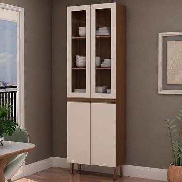 Imagem de Paneleiros Genialflex Conecta 4 Portas Ebano Off White