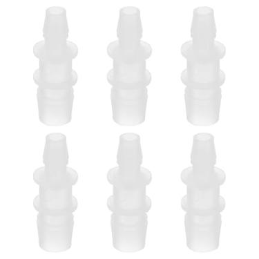 Imagem de PATIKIL Redutor de farpa de mangueira, 6 peças 1/5.1 cm a 5/40.6 cm Conectores de identificação de mangueira Junta de plástico Adaptador de União de emenda para ar água, combustível, gás, aquário,