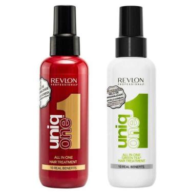 Imagem de Revlon Uniq One All In One Kit Leave-in + Leave-in Green Tea - Revlon 